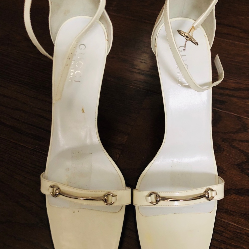 Gucci heeled sandals.